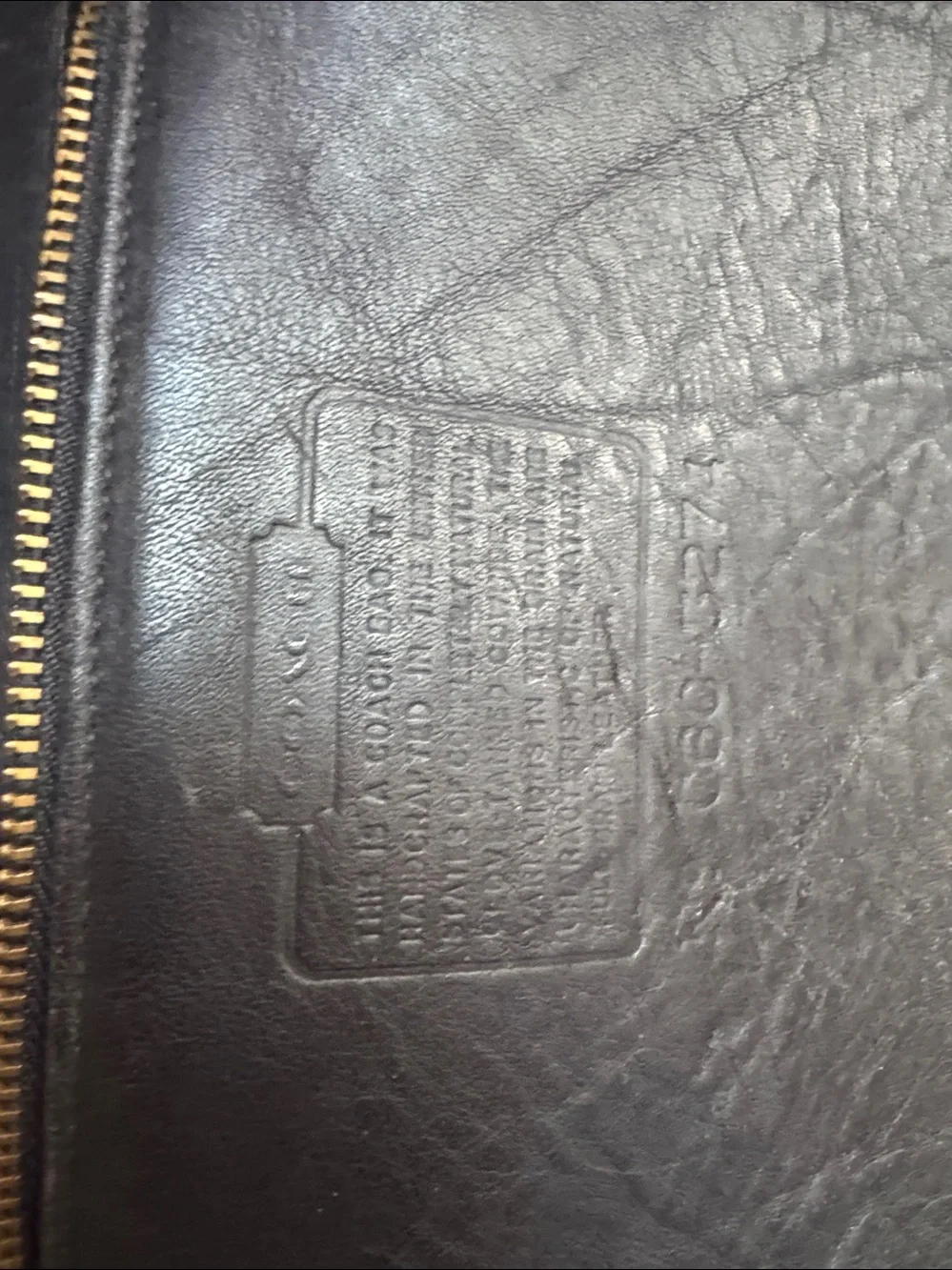 Coach Vintage Men's Dark Brown Leather Messenger Bag with Shoulder Strap